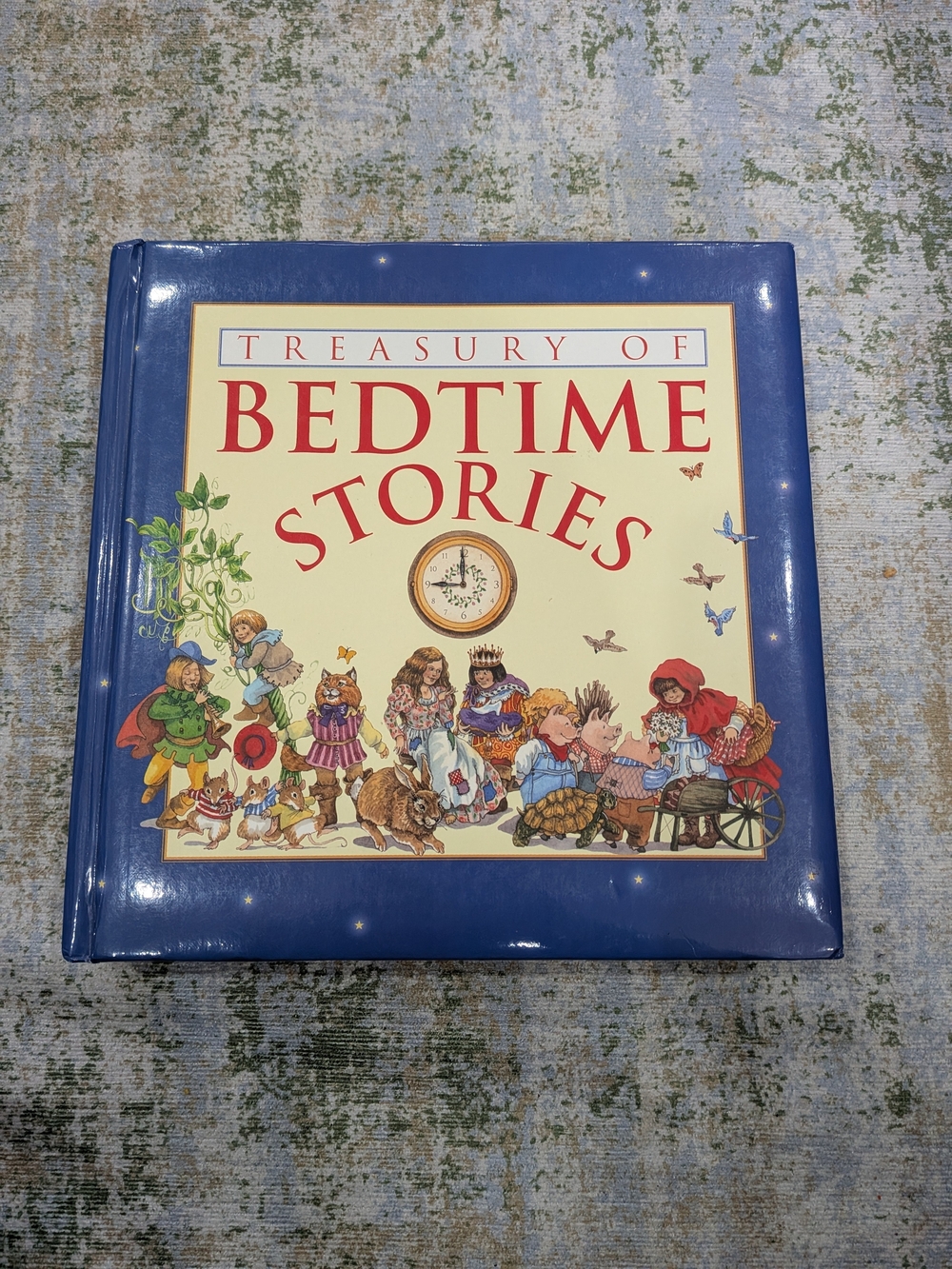 Vintage Treasury Of Bedtime Stories Hardcover Book For Kids